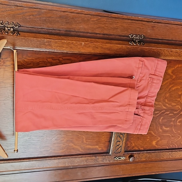 Cremieux Soho Slim Salmon Chinos 34×30 comfort stretch flat front - Picture 2 of 5